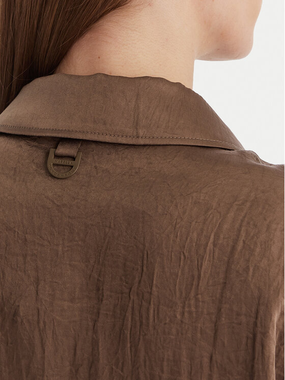 Marella Marella Košeľa Albatro 2613041045 Hnedá Regular Fit