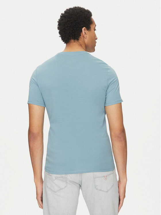 Guess Guess Tricou M2YI71 I3Z14 Albastru Regular Fit