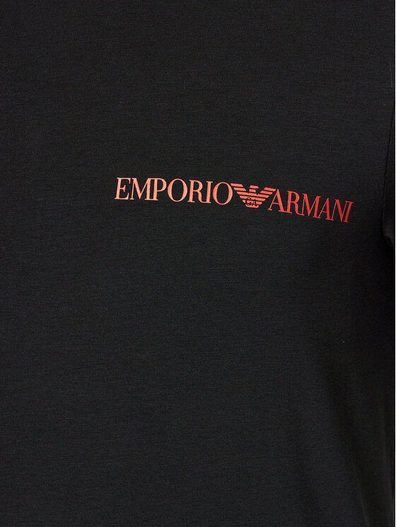 Emporio Armani Underwear Emporio Armani Underwear Póló szett 111267 4F717 23820 Fekete Slim Fit