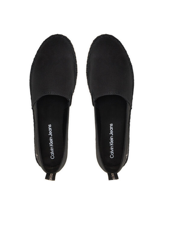 Calvin Klein Jeans Calvin Klein Jeans Espadrile Platform Espadrille Mix Ml Mtl YW0YW01622 Negru