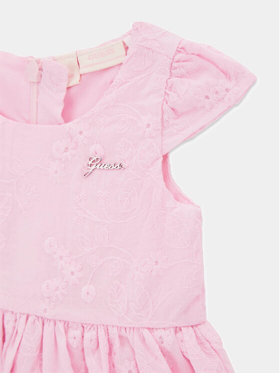 Guess Kids Guess Kids Sukienka codzienna 181745 Różowy Classic Fit