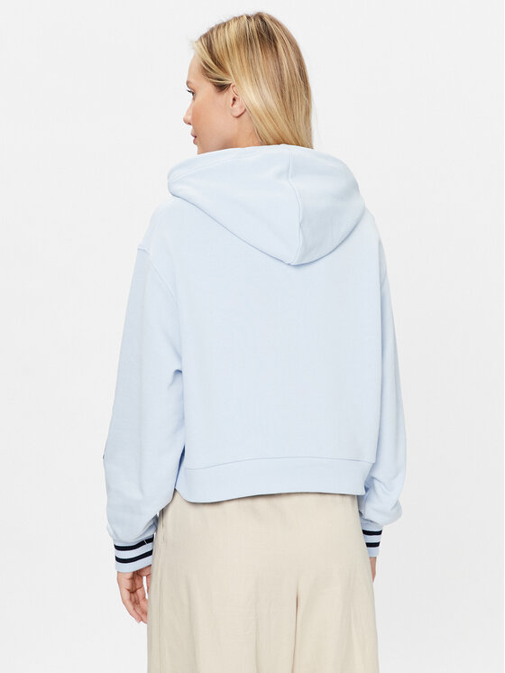 Tommy Hilfiger Tommy Hilfiger Mikina Monotype WW0WW39140 Světle modrá Relaxed Fit