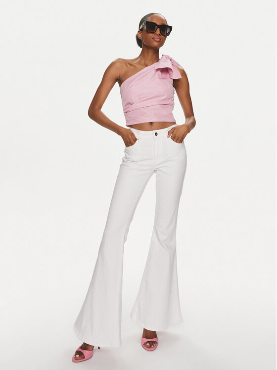 PINKO Pinko Bluse Nosiola 102780 Y3LE Rosa Slim Fit