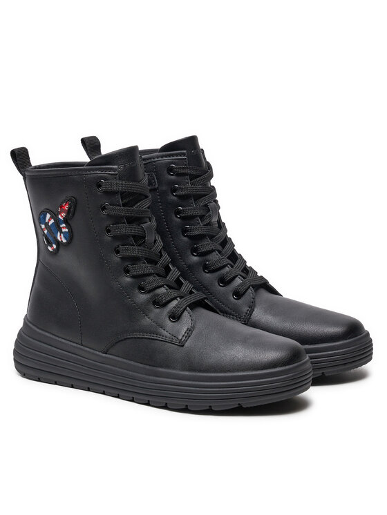 Geox Geox Zimski škornji J Phaolae Girl J46ETD 000BC C9999 S Črna