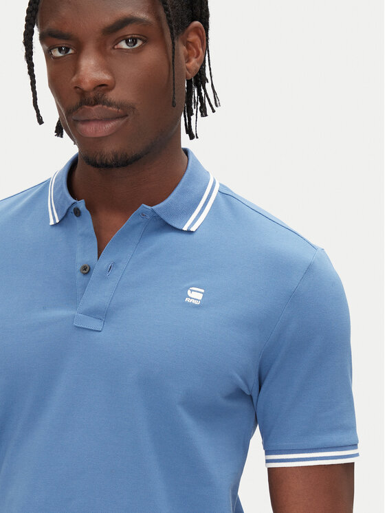 G-Star Raw G-Star Raw Поло Dunda D17127-5864 Коричневий Slim Fit