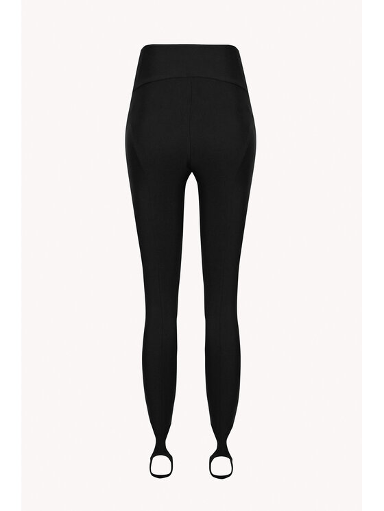Epuzer Epuzer Legginsy Cut out Czarny Slim Leg
