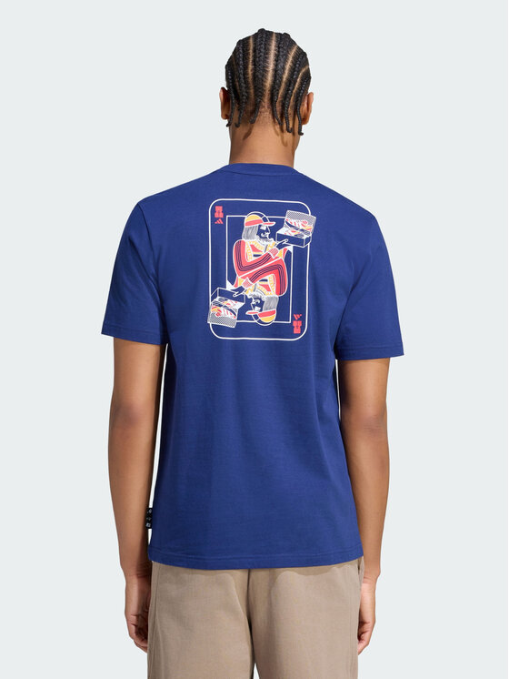 adidas adidas T-Shirt 165585 Niebieski Regular Fit