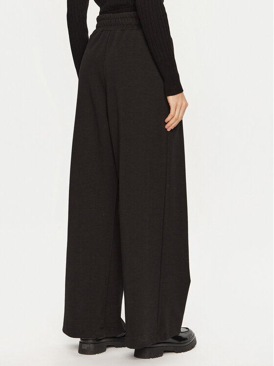 ViCOLO ViCOLO Kalhoty z materiálu TS0378 Černá Regular Fit