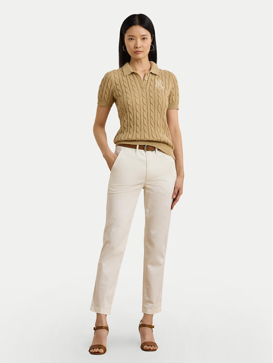 LAUREN RALPH LAUREN LAUREN RALPH LAUREN Polo särk 200932224011 Beež Slim Fit
