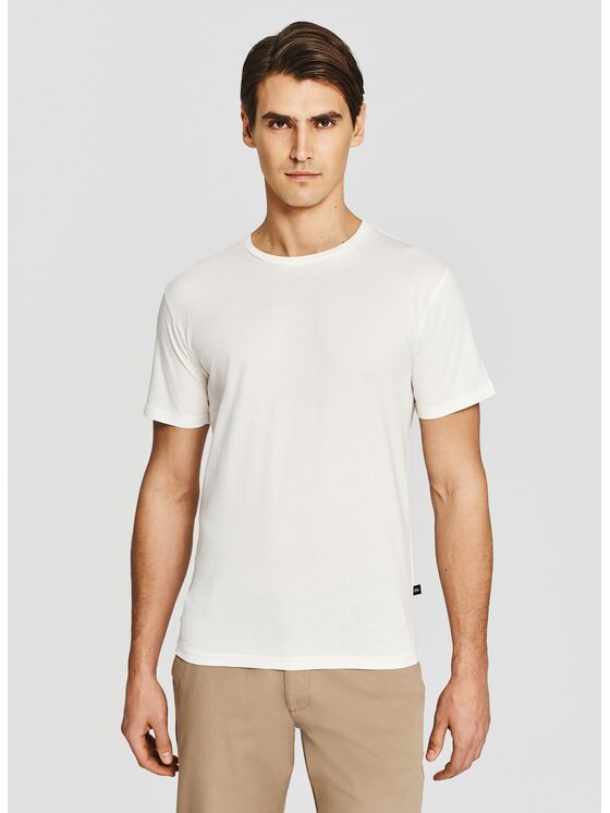 Pako Lorente Pako Lorente T-Shirt P26SF-TT-001 Biały Regular Fit