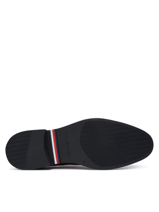 Tommy Hilfiger Tommy Hilfiger Półbuty Corporate Dressy Lth FM0FM06023 Brązowy