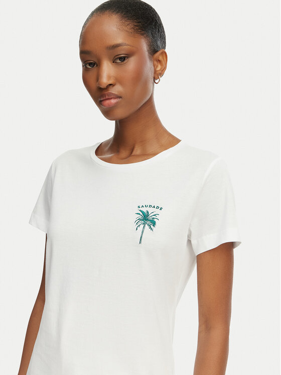 BOSS BOSS T-krekls C_Elove_4 50559077 Balts Slim Fit