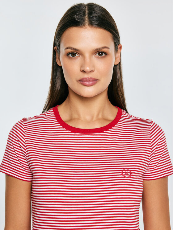 BIG STAR BIG STAR T-Shirt ZENAISA Czerwony Basic Fit