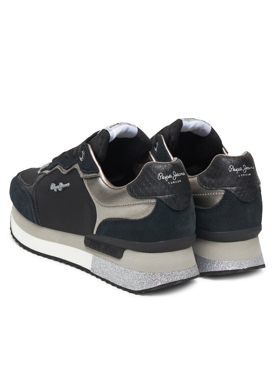 Pepe Jeans Pepe Jeans Sportcipők Rusper Glam W PLS600008 Fekete