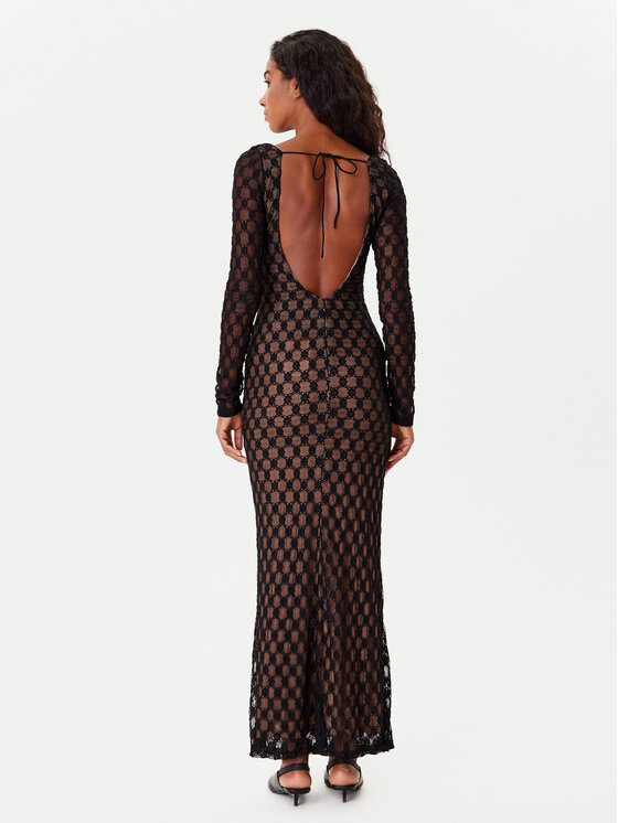Bardot Bardot Sukienka koktajlowa Yazmin Lace 59966DB Czarny Regular Fit