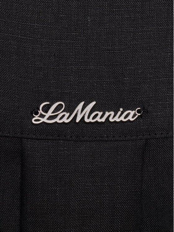 La Mania La Mania Camicia NAMI Nero Basic Fit