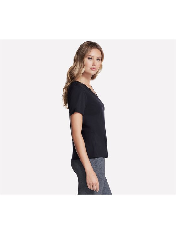 Skechers Skechers T-Shirt TP130-BLK Czarny Regular Fit