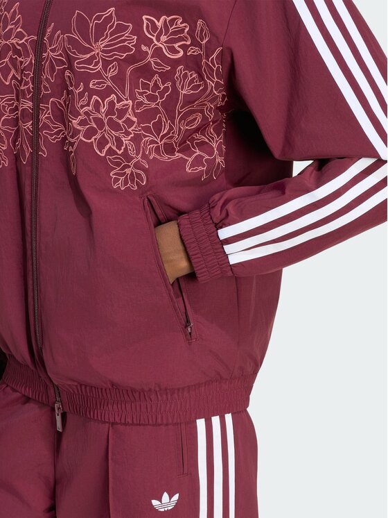 adidas adidas Top 168117 Bordowy Loose Fit