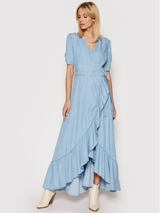 Guess Guess Každodenné šaty W1GK71 D4D22 Modrá Regular Fit