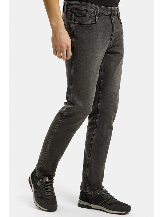 Cross Jeans Cross Jeans Jeansy C 132-143 Czarny Straight Leg