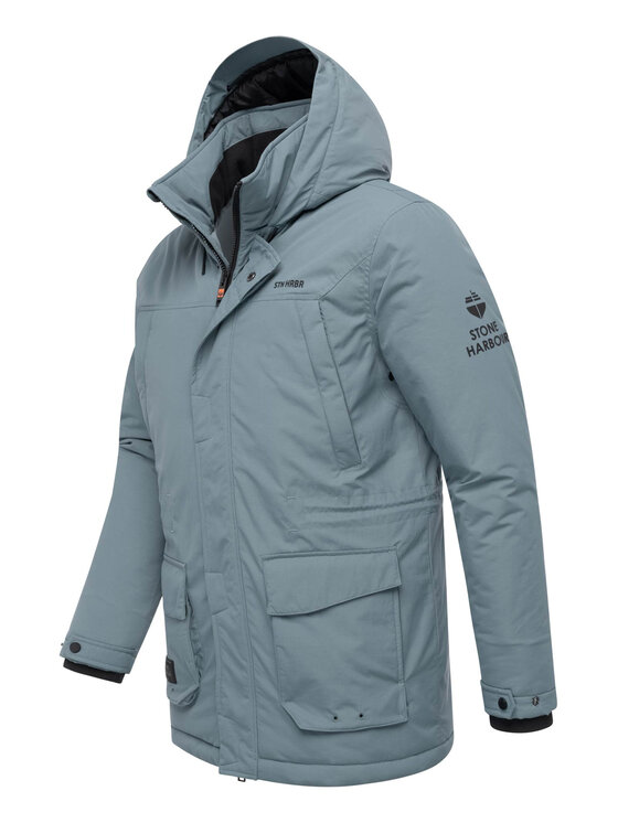 Stone Harbour Stone Harbour Kurtka zimowa Wadiim Niebieski Regular Fit