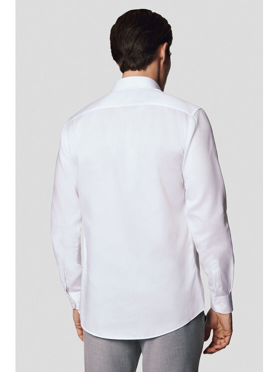 Lancerto Lancerto Koszula Koszula Biała Bawełniana Simone KO073224000076 Biały Slim Fit