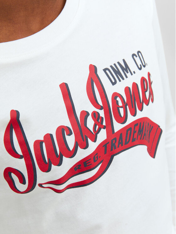 Jack&Jones Junior Jack&Jones Junior Bluzka 12237371 Biały Regular Fit