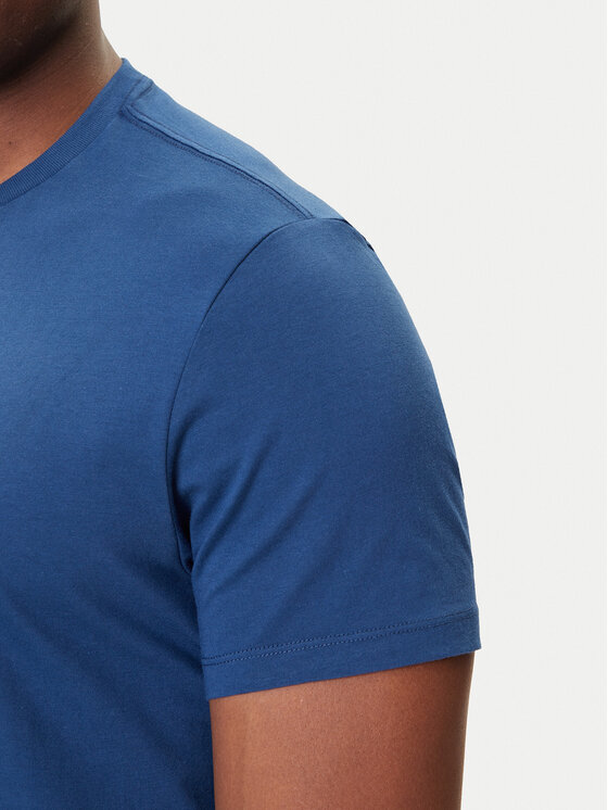 Calvin Klein Jeans Calvin Klein Jeans T-Shirt Center Monogram LV04RC857G Niebieski Regular Fit