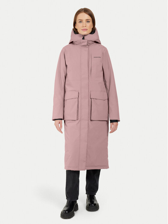 Didriksons Parka Leya 504846 Ružová Relaxed Fit