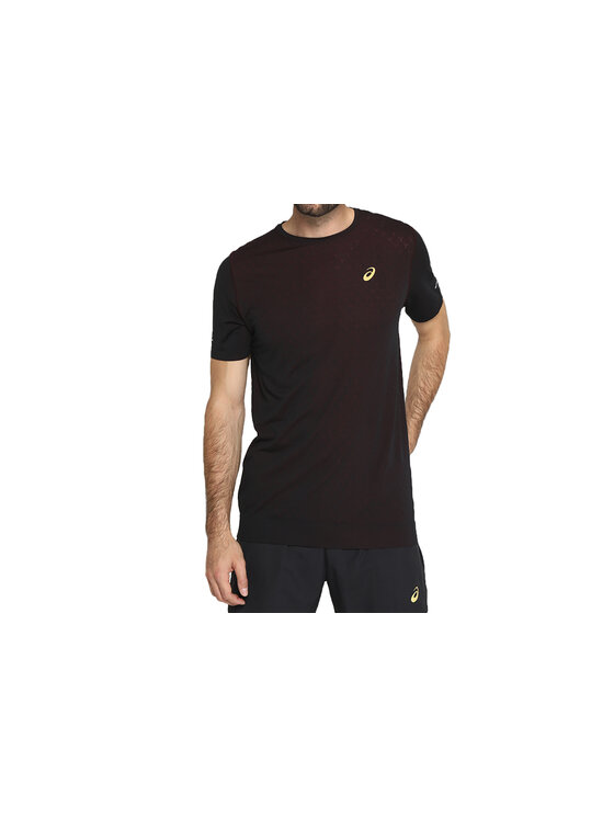 T-Shirt Asics, Rozmiar S, Czarny, Asics Gel-Cool SS Top Tee