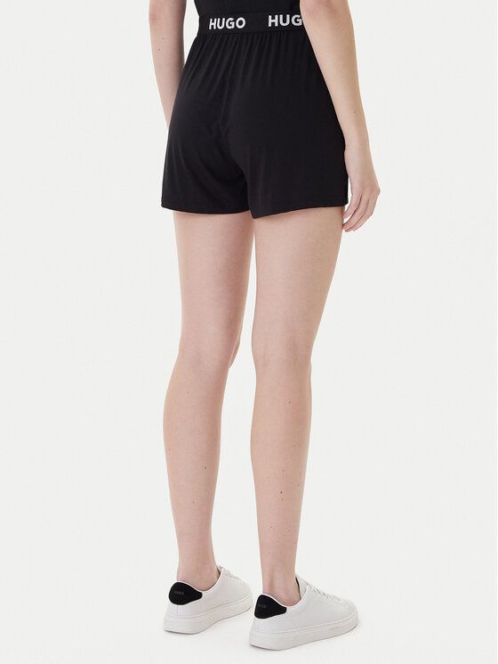 HUGO Hugo Pantaloni scurți pijama Unite 50490704 Negru Relaxed Fit