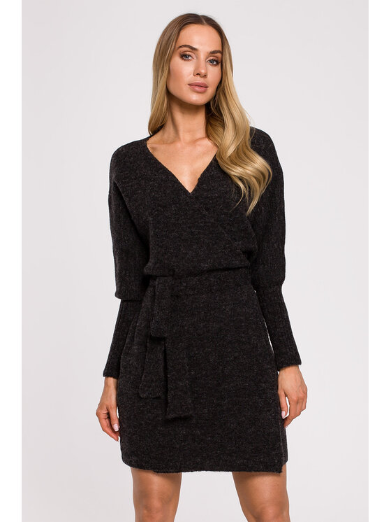 Made of Emotion Made of Emotion Vestito di maglia M631 Nero
