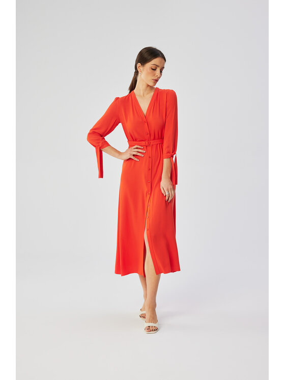 Stylove Stylove Vestito estivo S365 Corallo Comfortable Fit