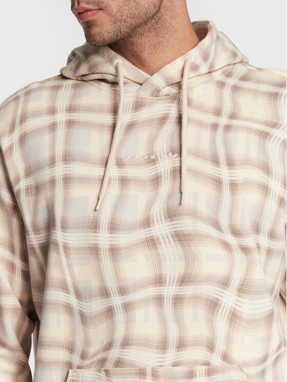 adidas adidas Суитшърт Reveal Allover Print Graphic HK2749 Бежов Regular Fit