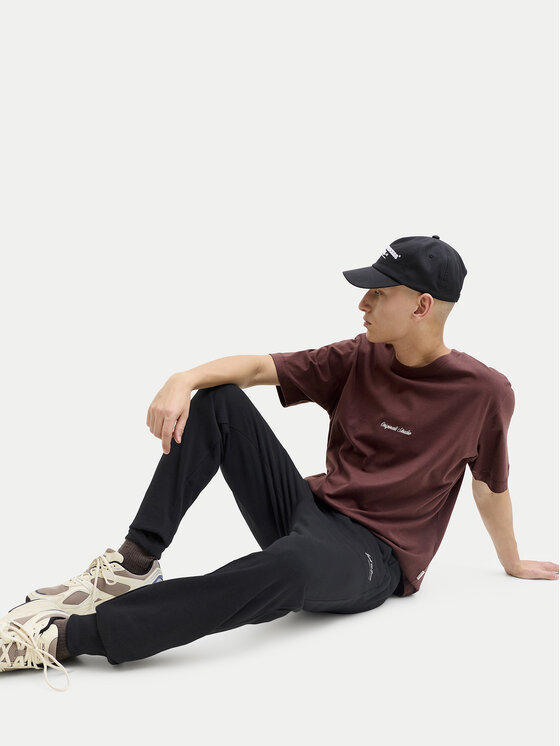 Jack & Jones Jack & Jones Pantaloni trening Gordon 12288641 Negru Regular Fit