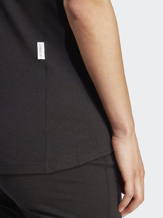 adidas adidas Termoaktīva apģērba augšdaļa Xperior Merino 200 HZ8553 Melns Slim Fit