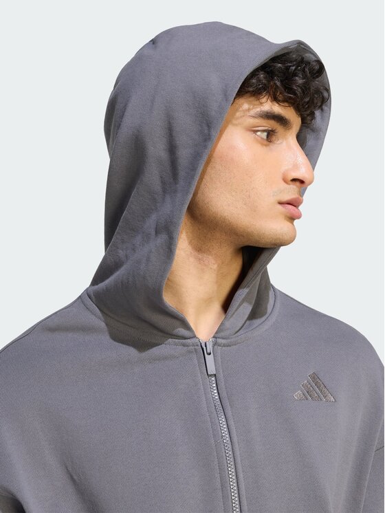 adidas adidas Bluza 165378 Szary Regular Fit