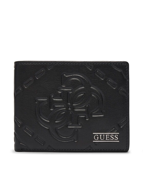 Guess Guess Μεγάλο Πορτοφόλι Ανδρικό SMBOMG LEA20 Μαύρο