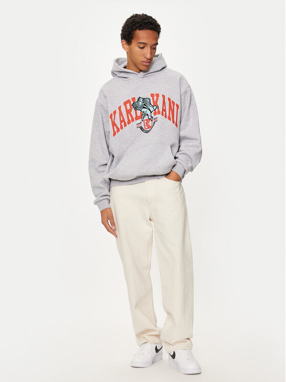 Karl Kani Karl Kani Суитшърт Eagle Print 60210116 Сив Regular Fit
