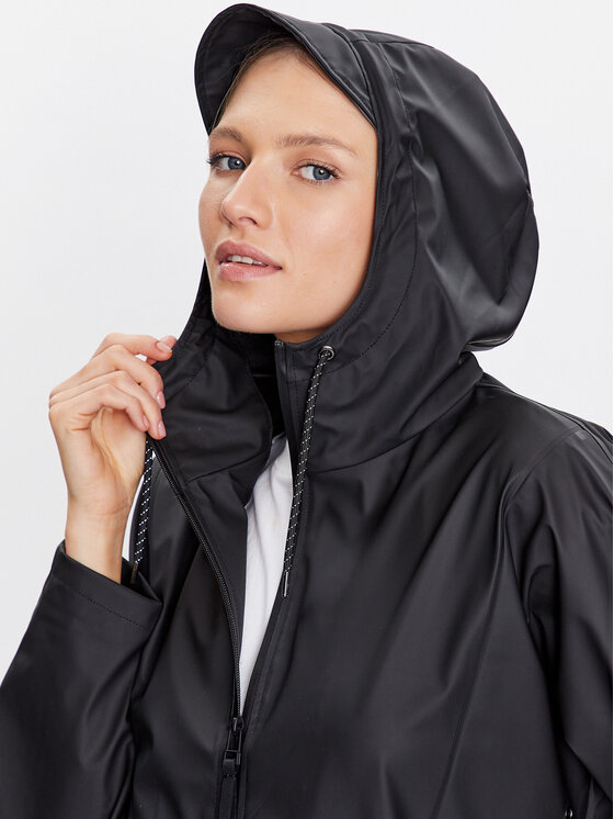 Rains Rains Anorák 18030 Fekete Casual Fit