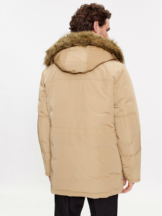 BOSS Boss Kurtka puchowa Dadico 50499371 Beżowy Regular Fit