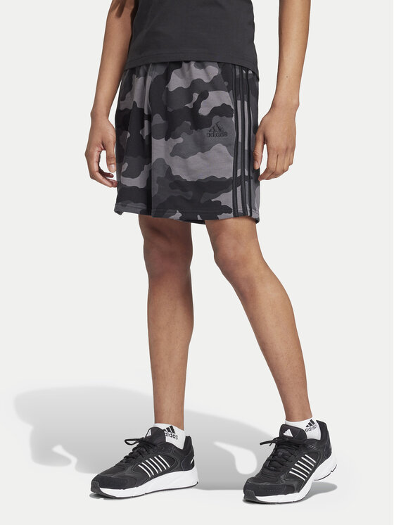 adidas adidas Sportovní kraťasy Seasonal Essentials Camouflage IY6630 Šedá Regular Fit