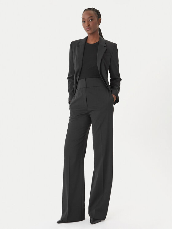 HUGO HUGO Marynarka Aredana 50516131 Czarny Slim Fit
