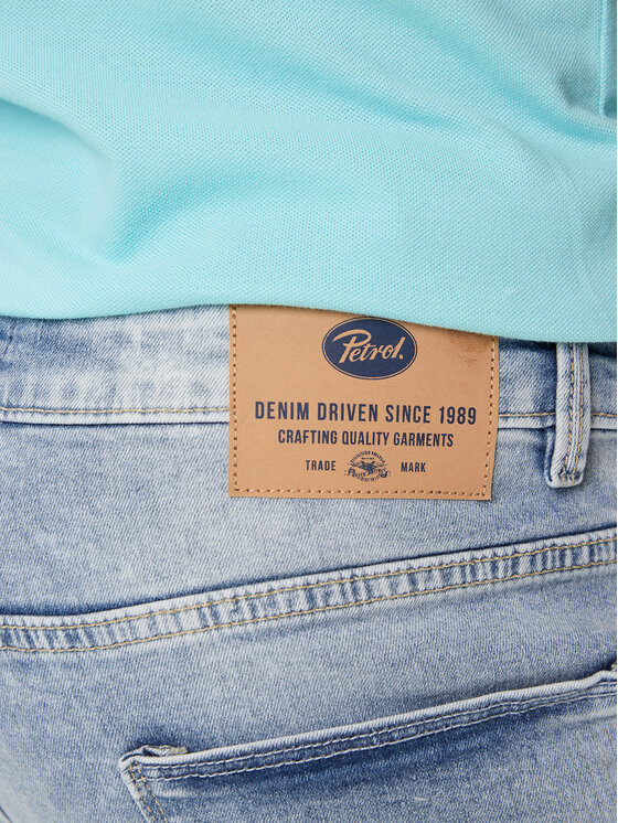 Petrol Industries Petrol Industries Pantaloni scurți de blugi Seaham Albastru Slim Fit