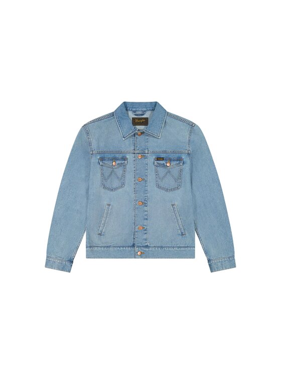 Wrangler Wrangler Giacca di jeans DENIM JACKET Blu Regular Fit