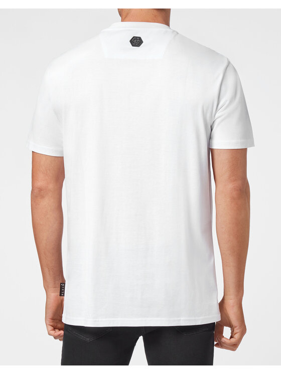 PHILIPP PLEIN PHILIPP PLEIN T-Shirt 12855 Bílá Regular Fit