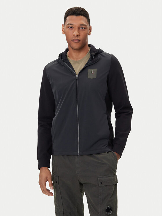 Aeronautica Militare Aeronautica Militare Prijelazna jakna 252AF0514UF00559 Crna Regular Fit