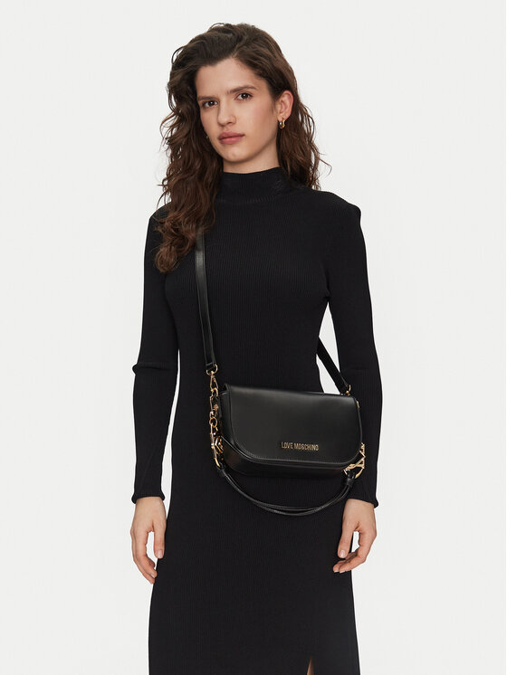 LOVE MOSCHINO LOVE MOSCHINO Ročna torba JC4049PP1MLF0000 Črna