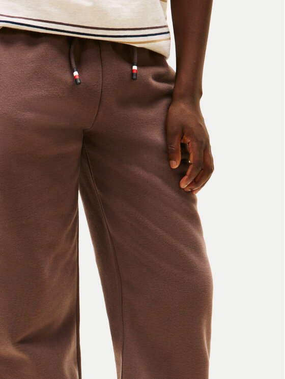 Tommy Hilfiger Tommy Hilfiger Jogginghose Mini Corp KS0KS00662 Braun Regular Fit