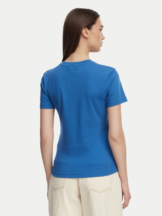 Tommy Hilfiger Tommy Hilfiger Marškinėliai New Cody WW0WW40587 Mėlyna Slim Fit